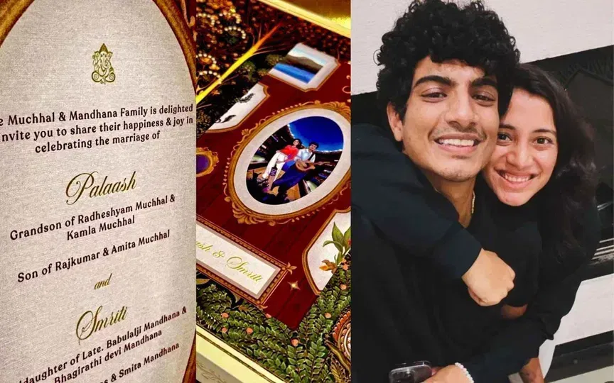 Wedding bells for Smriti Mandhana and Palash? Fans share viral picture of wedding card